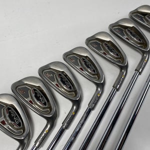 Ping i15 Iron Set 4-PW Yellow Dot AWT Stiff Steel Mens RH