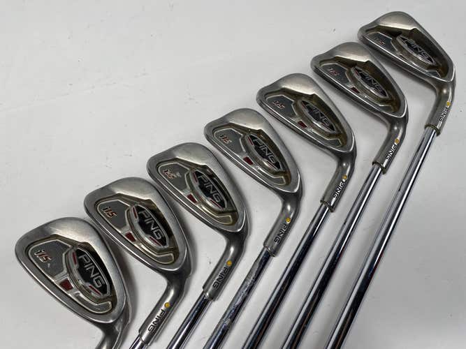 Ping i15 Iron Set 4-PW Yellow Dot AWT Stiff Steel Mens RH