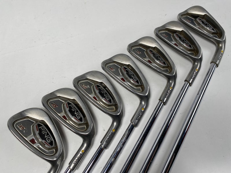 Ping i15 Iron Set 4-PW Yellow Dot AWT Stiff Steel Mens RH