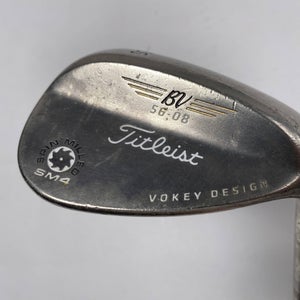 Titleist Vokey Spin Milled SM4 Chrome Sand Wedge SW 56* 8 Wedge Steel Mens RH