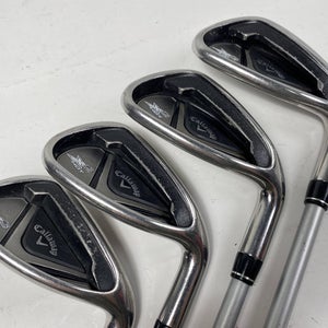 Callaway X2 Hot Iron Set 8-PW+AW X2 Hot Ladies Graphite RH Undersize Grips
