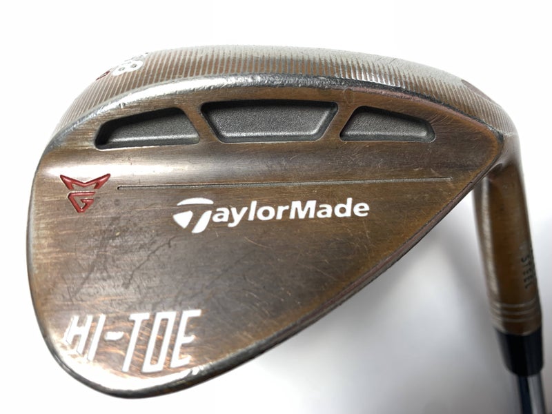 TaylorMade HI-TOE RAW Lob Wedge LW 58* 10 KBS Hi-Rev 2.0 115g Wedge Mens RH