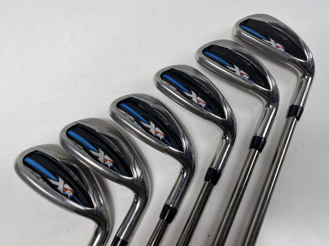 Callaway XR OS Iron Set 6-PW+SW UST Mamiya Recoil 460 F2 Senior Graphite Mens RH