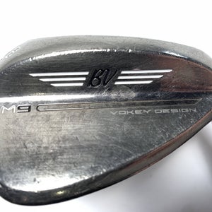 Titleist Vokey SM9 Tour Chrome Lob Wedge LW 58* 8 M-Grind Wedge Steel Mens RH