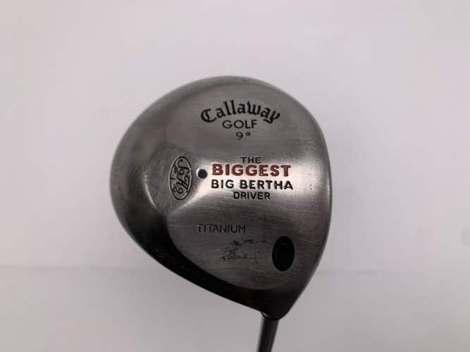 Callaway Biggest Big Bertha Driver 9* Big Bertha Regular Graphite Mens RH