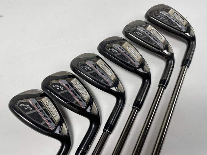 Callaway Big Bertha OS Iron Set 6-PW+AW Recoil ES 460 F2 Senior Graphite Mens RH