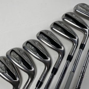Titleist 718 AP1 Iron Set 5-PW+AW True Temper AMT Red R300 Regular Steel Mens RH