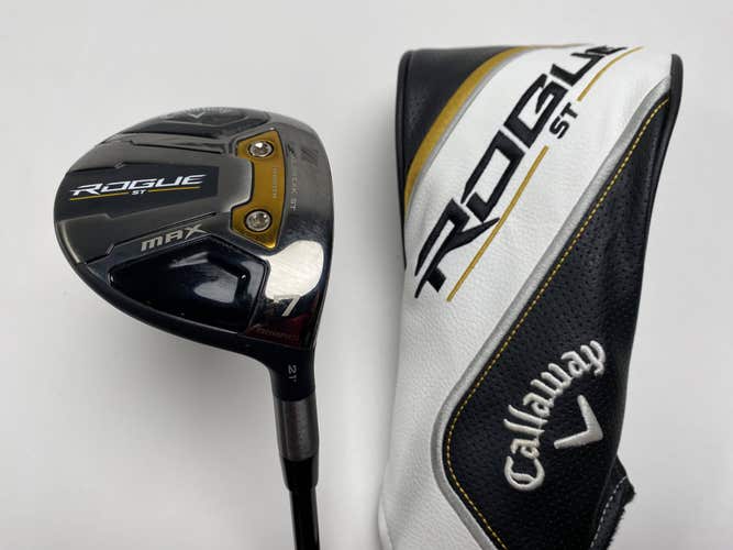 Callaway Rogue ST Max 7 Fairway Wood 21* HZRDUS RDX Smoke 6.0 Black Stiff RH HC