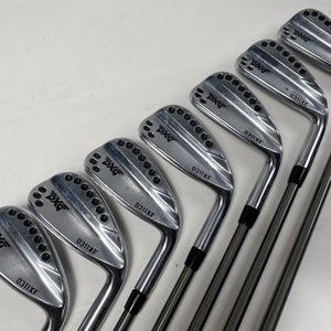 PXG 0311 XF Chrome Iron Set 5-PW+GW AeroTech SteelFiber i80 Regular Graphite RH