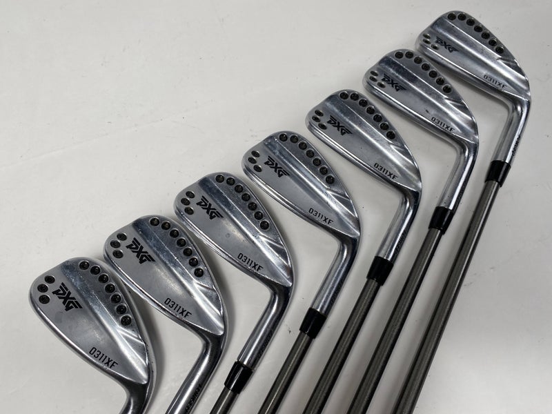 PXG 0311 XF Chrome Iron Set 5-PW+GW AeroTech SteelFiber i80 Regular Graphite RH