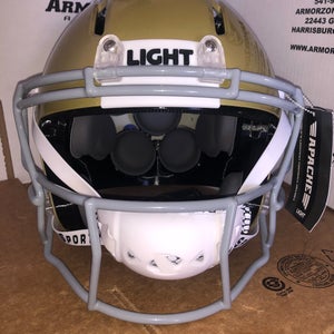 NEW LIGHT APACHE ADULT FOOTBALL HELMET - LARGE - VEGAS GOLD