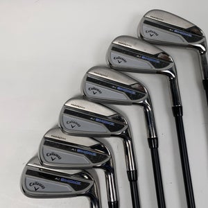Callaway Paradym Ai Smoke Iron Set 5-PW KBS Players Graphite Iron 70g Regular RH