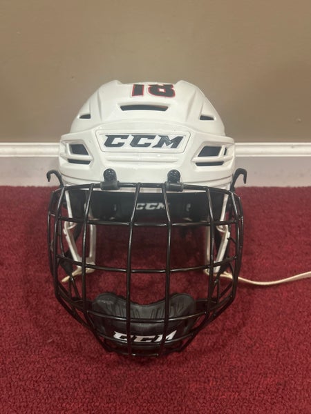 Small CCM Tacks 710 Pro Stock (Used) Helmet Item#WT7CW
