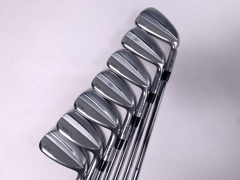 Ping i530 Iron Set 5-PW+GW Orange Dot 2* Flat Dynamic Gold Mid S300 Stiff RH