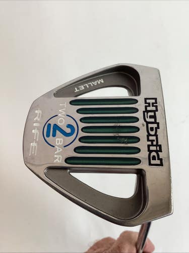 Rife Two-2-Bar Hybrid Mallet Putter 35.5 Inches