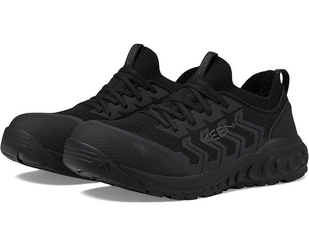 KEEN Utility Arvada Shift 1028722 Sneaker Womens 9.5 Black Comp Toe Shoes RTN192