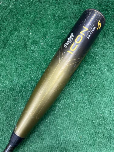 2023 Rawlings Icon Composite Bat USSSA Certified (-5) Composite 25 oz 30" (Used)