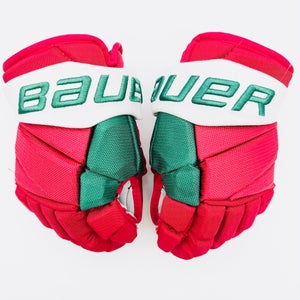 New NHL Jersey Devils Pro Stock Bauer Vapor 1X Lite Pro Hockey Gloves-13"