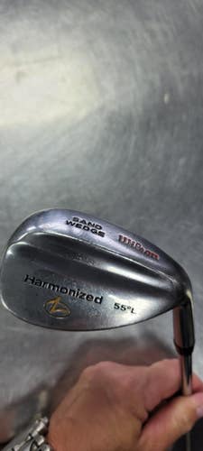 Used Wilson HARMONIZED 55 L SAND Golf Wedge Mens RH Sand Wedge 11497-S000150307
