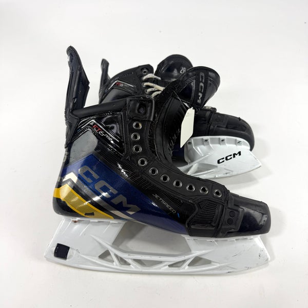 Used Blue/Yellow CCM Jetspeed FT6 Pro Skates | Size 10.5D | D208