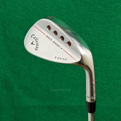 Callaway Mack Daddy 4 Chrome 58-12X 58 Lob Wedge DGTI S200 115 Steel Stiff