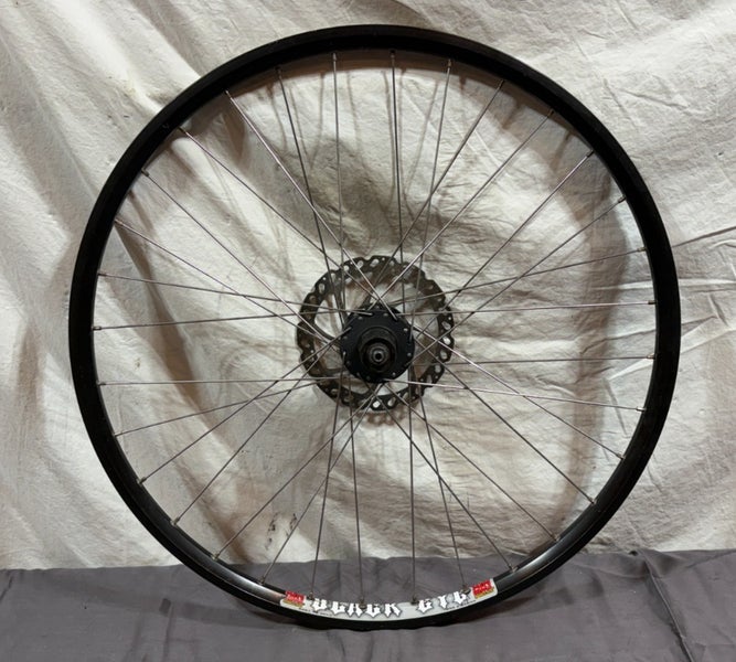 Sun Rims Black Eye 32-Spoke Black Aluminum Disc 26" Rear Wheel Shimano M475 Hub