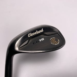 Cleveland CG16 Black Zip Groove Wedge 60* 12 Bounce Traction Wedge Steel Mens LH