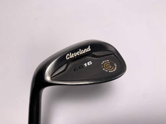 Cleveland CG16 Black Zip Groove Wedge 60* 12 Bounce Traction Wedge Steel Mens LH