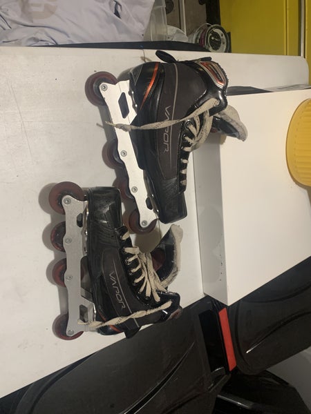 2013 Bauer vapor 100 Hockey roller Goalie Skates 11 (Used) WILL NEGOTIATE