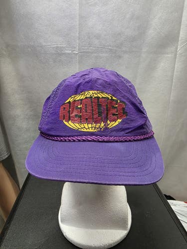 Vintage Realtec Purple Snapback Hat
