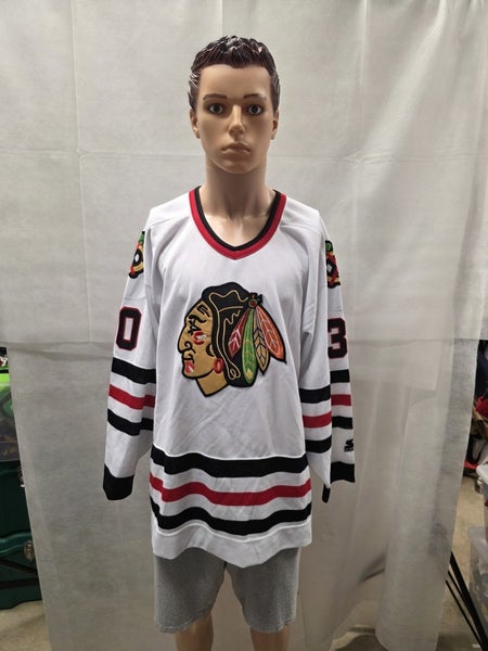 Vintage Ed Belfour Chicago Blackhawks Starter Jersey XL NHL