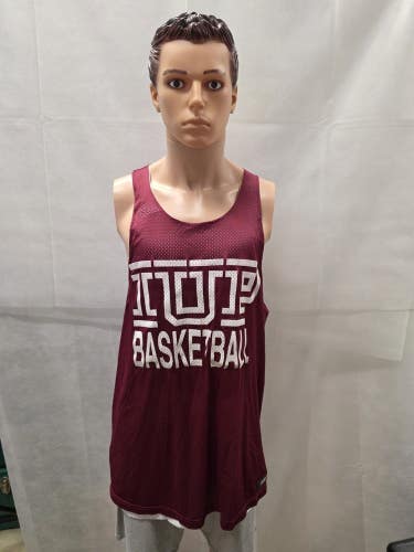Team Issued IUP Crimson Hawks Basketball And1 Reversible Practice Jersey XL