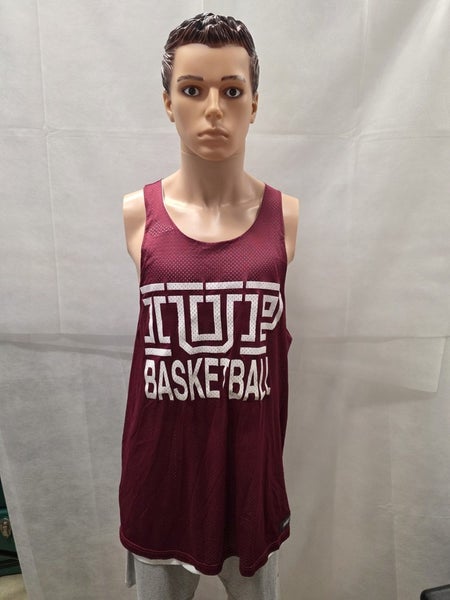 Team Issued IUP Crimson Hawks Basketball And1 Reversible Practice Jersey XL