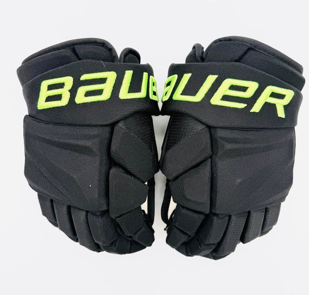 New Dallas Stars BLACKOUT Bauer Vapor Hyperlite Pro Hockey Gloves-14"-Single Layer Palm