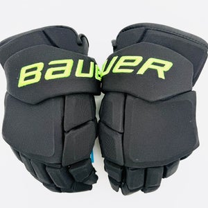 New Dallas Stars BLACKOUT Bauer Supreme Mach Pro Hockey Gloves-15"-Single Layer Palm