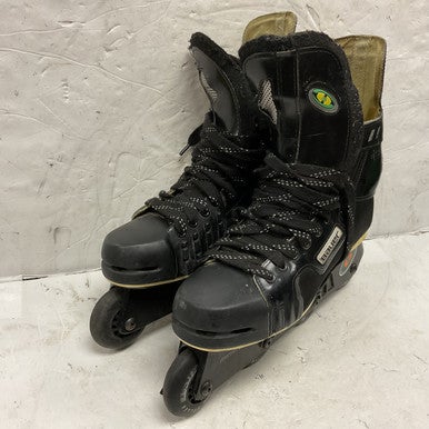 Used Bauer OFF ICE 5 Roller Hockey Skates Black Senior 11 11855-S000187829