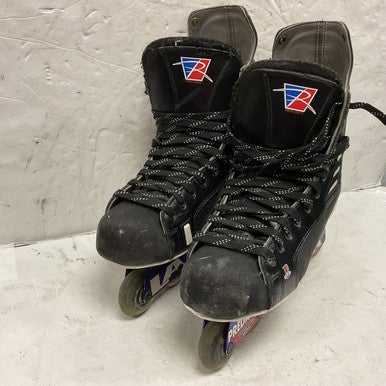 Used RIEDELL SYSTEM 3 Roller Hockey Skates Black Senior 11 11855-S000187832
