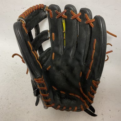 Used Rawlings Heart of the Hide PRO140SP-6B Baseball Glove RH Throw Black 14" 11855-S000187789