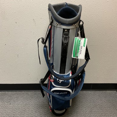 Used Top Flite GAMER Mens Stand Bag White/Red/Navy 11855-S000187778