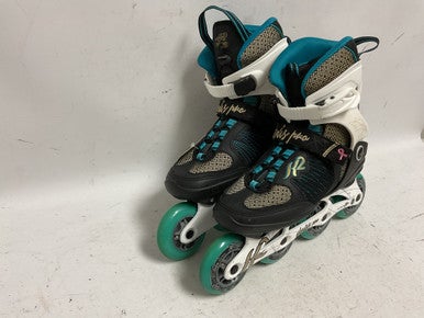 Used K2 ALEXIS PRO 84W Senior Rec Fitness Skates Teal Senior 9 11855-S000187777