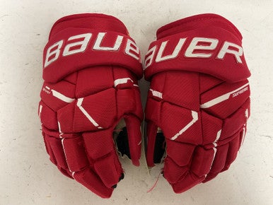 Used Bauer SUPREME M5 PRO Intermediate Gloves Red 13" 11855-S000187764