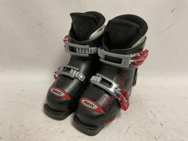 Used Roces IDEA 6 IN 1 SIZE 9-12 Boys DH Ski Boot Black 160 MP - Y09 11855-S000187738