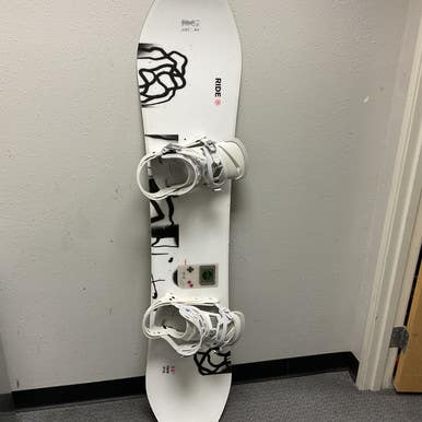 Used Ride TWINPIG Mens Board/Bindings White And Black 156 cm 11855-S000187742