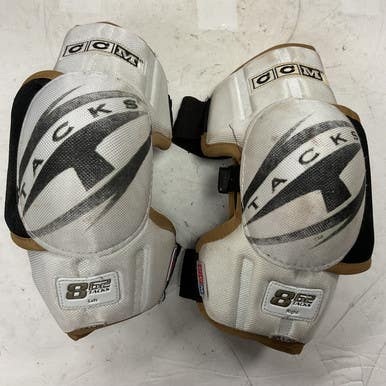 Used CCM 862 TACKS Senior Elbow Pads Chocolate And Almond LG 11855-S000187894