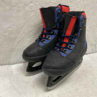 Used MIKRON CANTOP Boys Softboot Skate Black/Navy/Red Junior 03 11855-S000187862