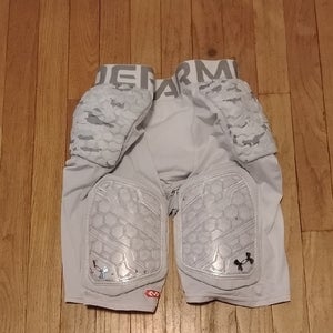under armour heat gear football girdle shorts mens l pads