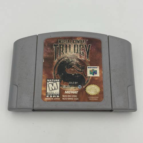 Mortal Kombat Trilogy (Nintendo 64, N64) - Authentic / Cartridge Only
