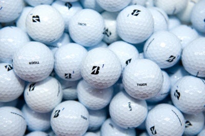 30 Pack Of Bridgestone Golf Balls (Used)