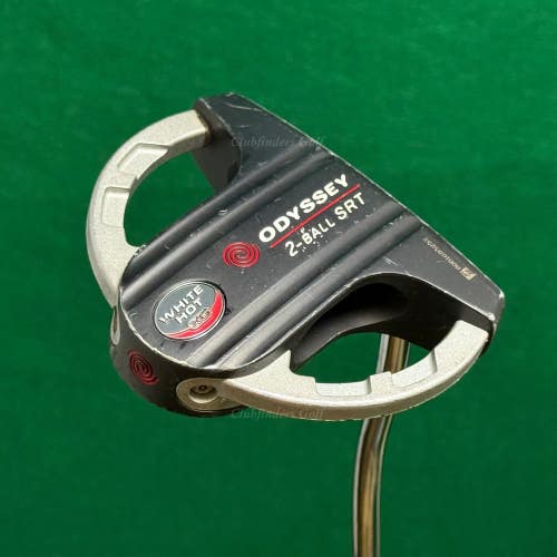 Odyssey White Steel 2-Ball SRT 34.5" Double-Bend Putter Golf Club
