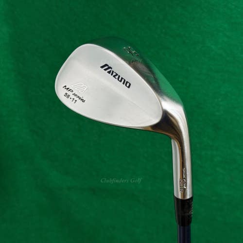 Mizuno MP Series Chrome 56-11 56 Sand Wedge Mizuno Exsar Blue Graphite Regular
